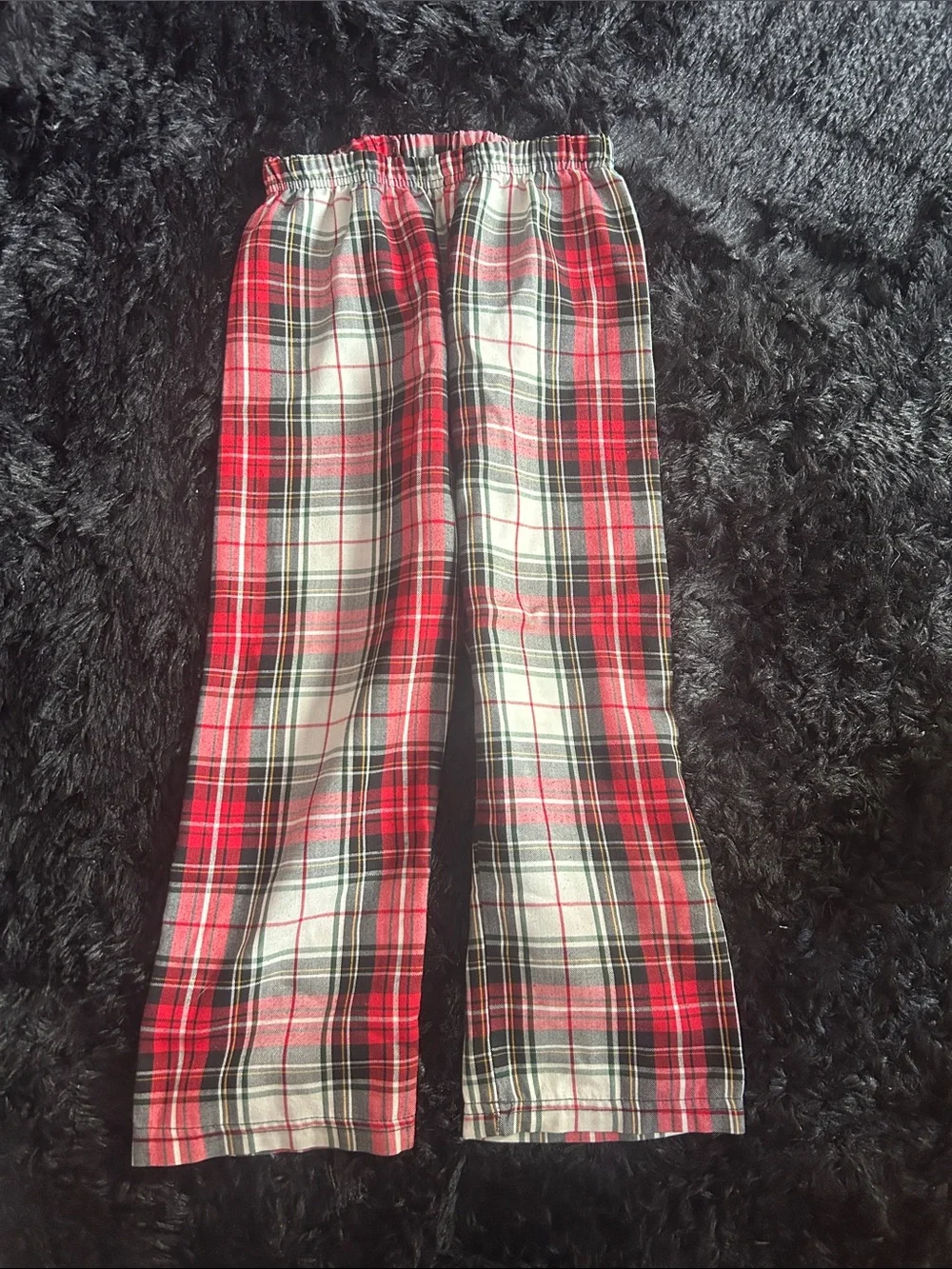The Children's Place Red, White and Black Plaid Pajama Pants